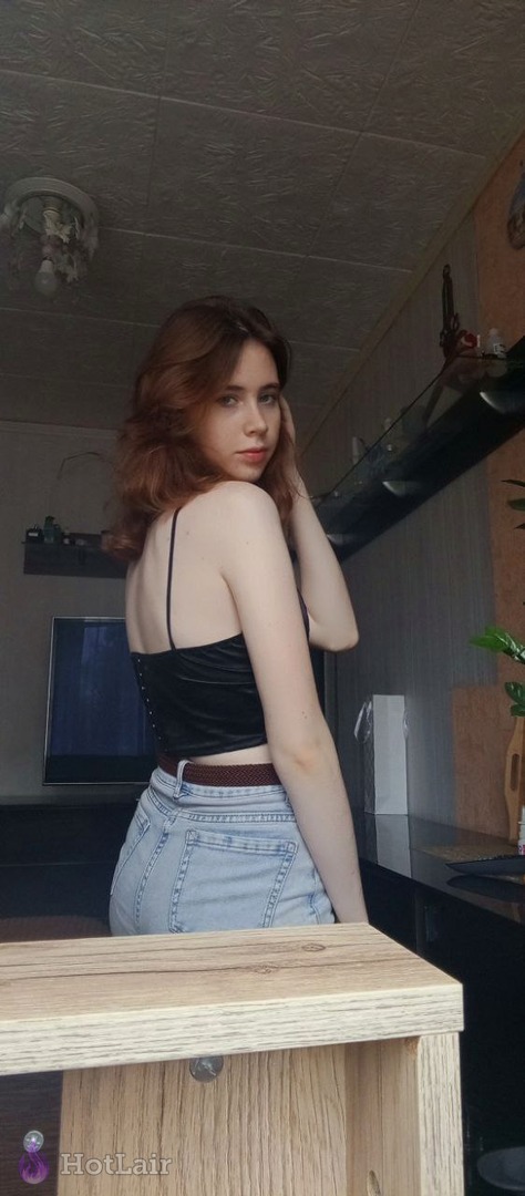 Sexy bare girl full of sensual power